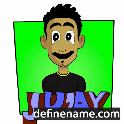 cartoon of the name Sujay