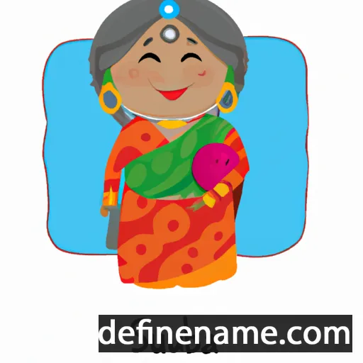 cartoon of the name Sulabha