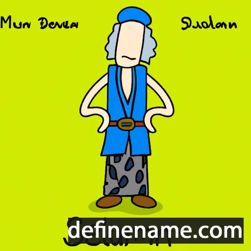 cartoon of the name Sulejman