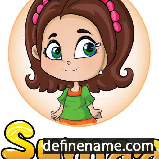 cartoon of the name Sumaya