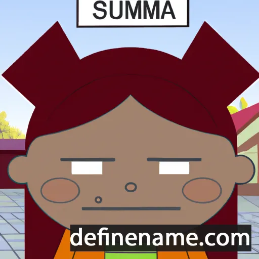 Sumeja cartoon