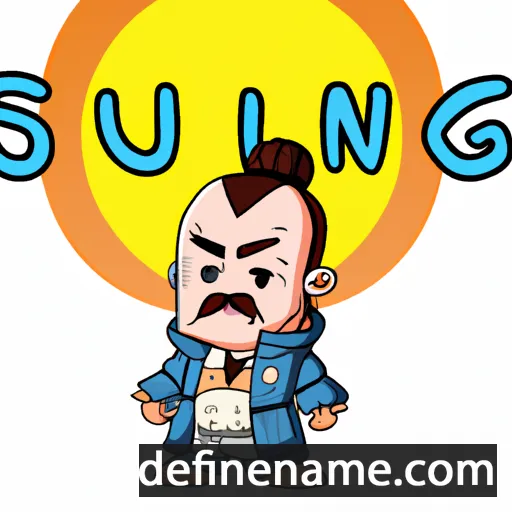 cartoon of the name Sunngifu