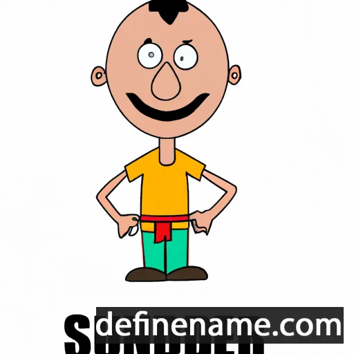 cartoon of the name Surinder