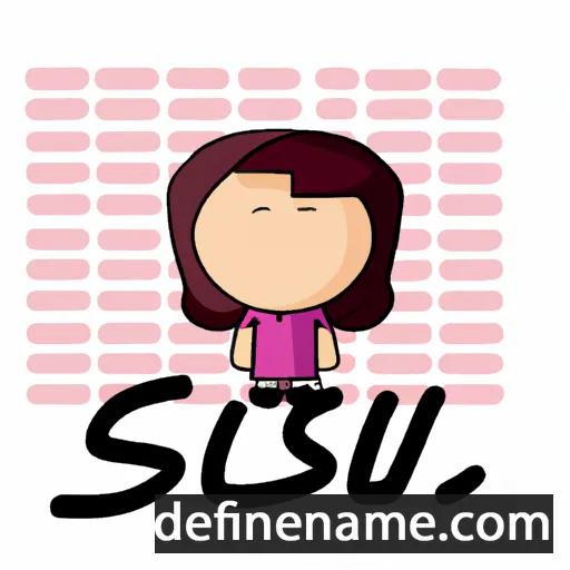 cartoon of the name Susi