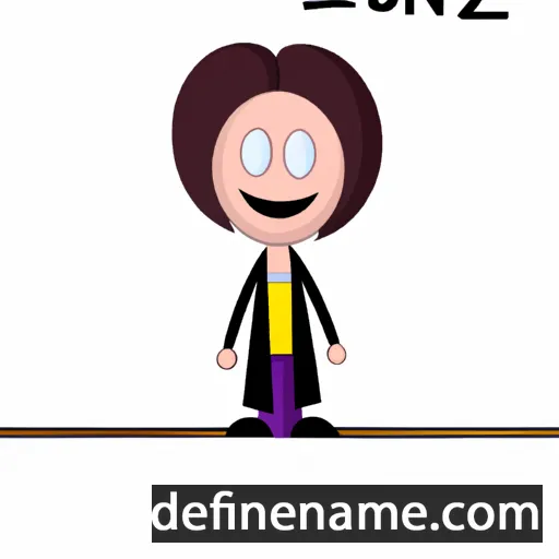 cartoon of the name Suzanne