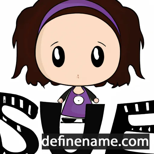 cartoon of the name Suzie