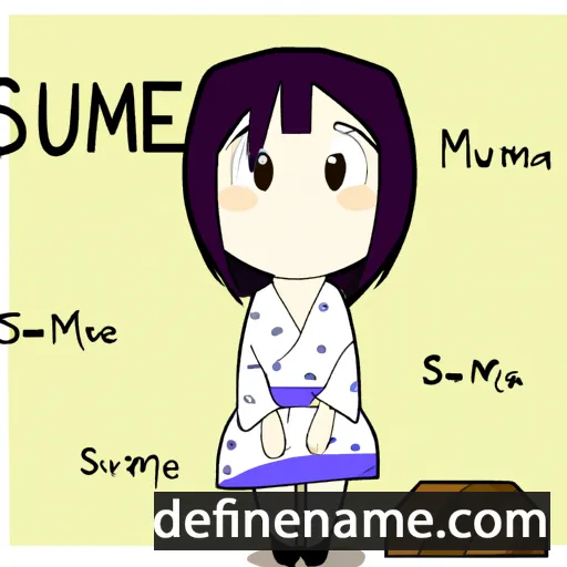 cartoon of the name Suzume