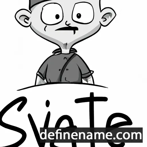 cartoon of the name Svante