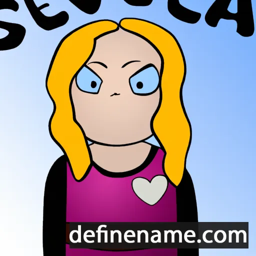 cartoon of the name Svea