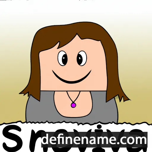 cartoon of the name Svenja