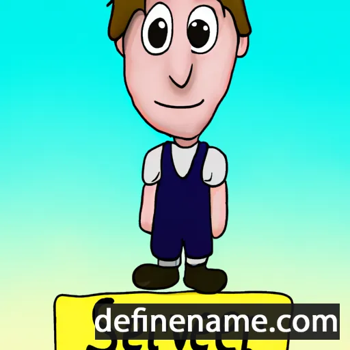 cartoon of the name Sverre