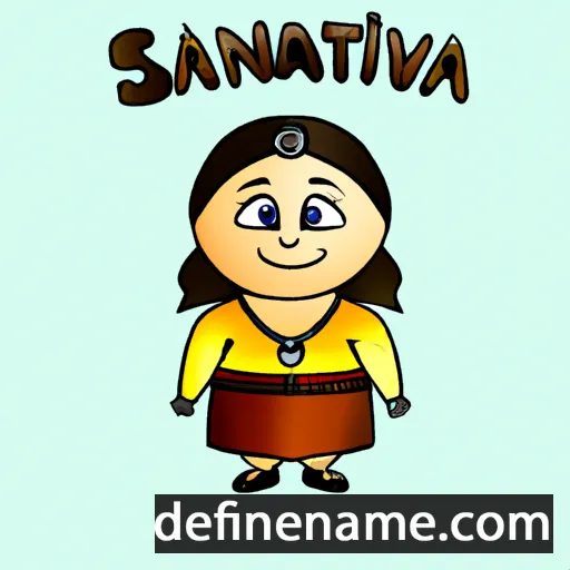 cartoon of the name Sviatlana