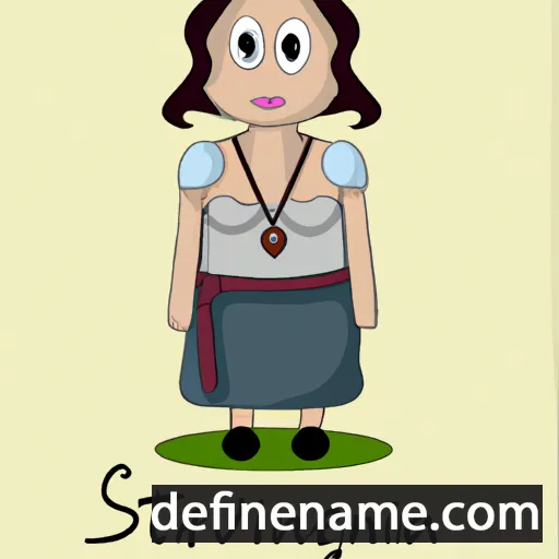 cartoon of the name Svjetlana