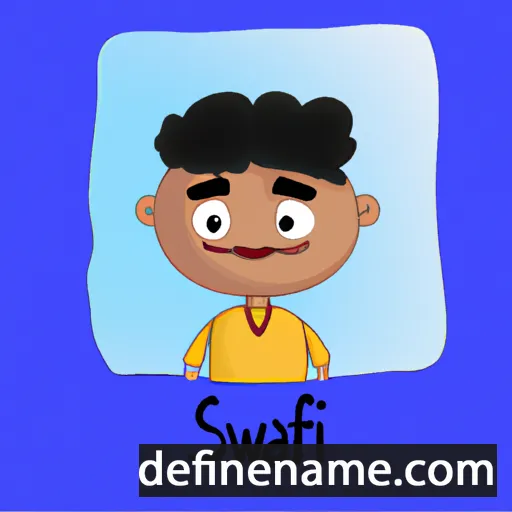 cartoon of the name Swapnil