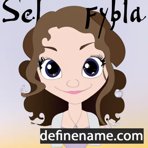 cartoon of the name Sybella