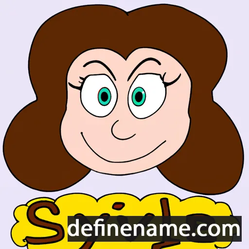 cartoon of the name Sylvie