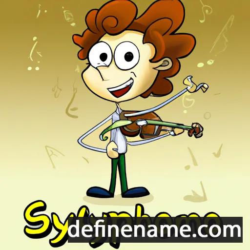 cartoon of the name Symphony