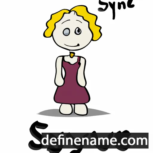 cartoon of the name Synnöve