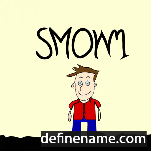 cartoon of the name Szymon