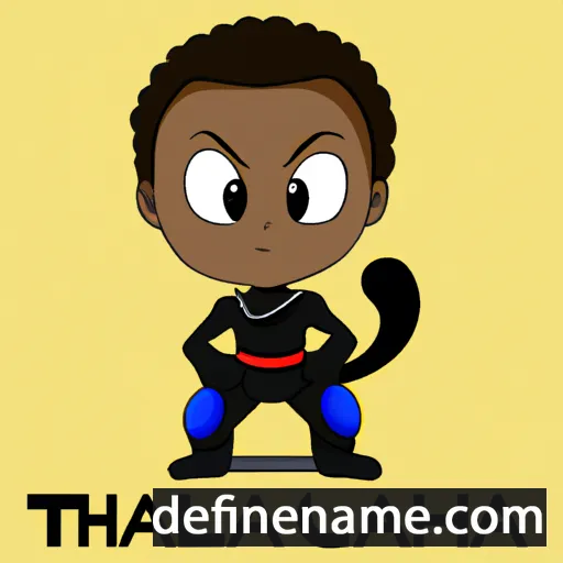 T'Challa cartoon