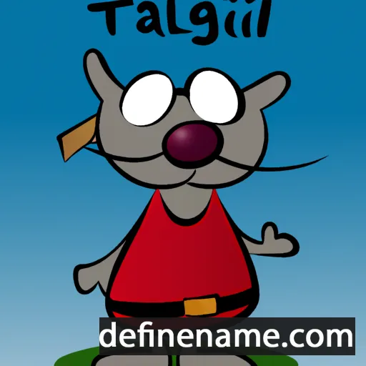 cartoon of the name Tälgat