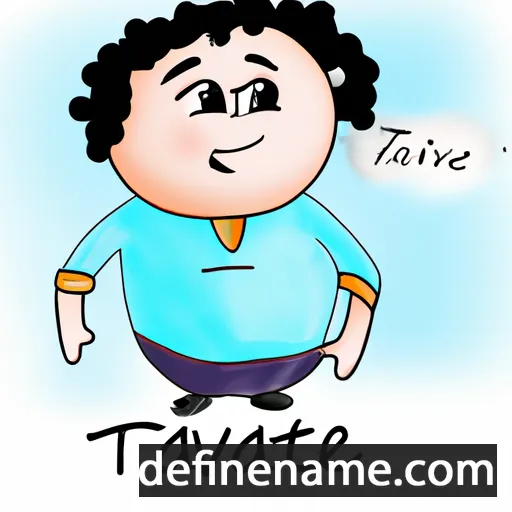 cartoon of the name Taavetti