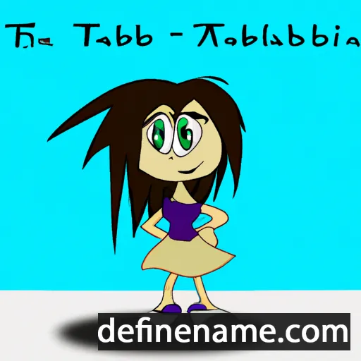 cartoon of the name Tabatha