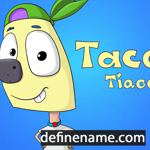 cartoon of the name Tacito