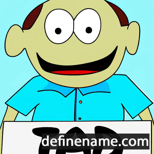 cartoon of the name Tad