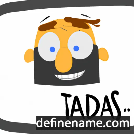 Tadas cartoon