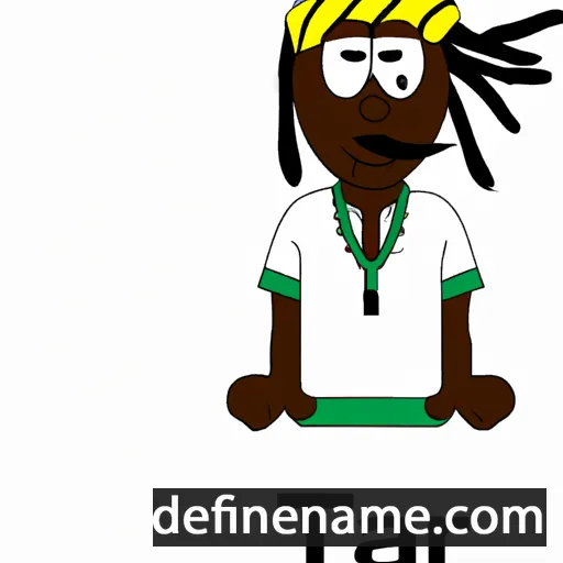 cartoon of the name Tafari