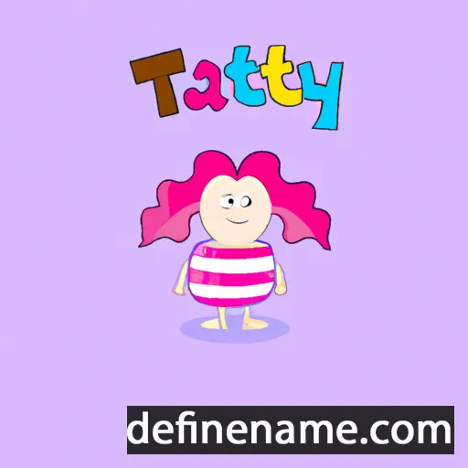 cartoon of the name Taffy