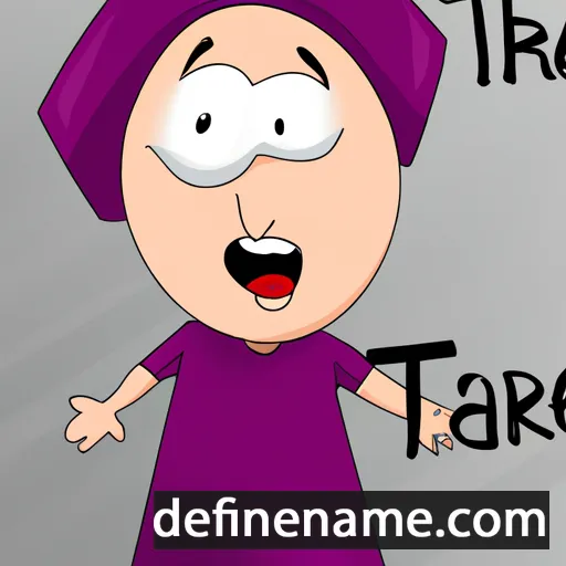 cartoon of the name Tahire