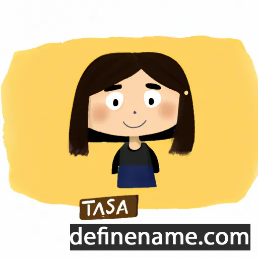 cartoon of the name Taisa