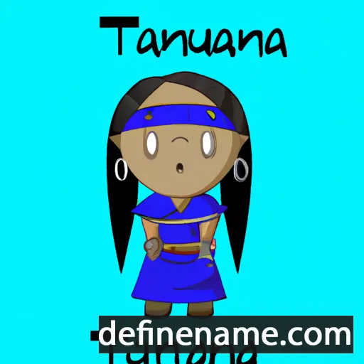 Tajuana cartoon