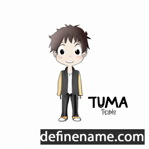 cartoon of the name Takuma