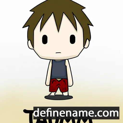 cartoon of the name Takumi