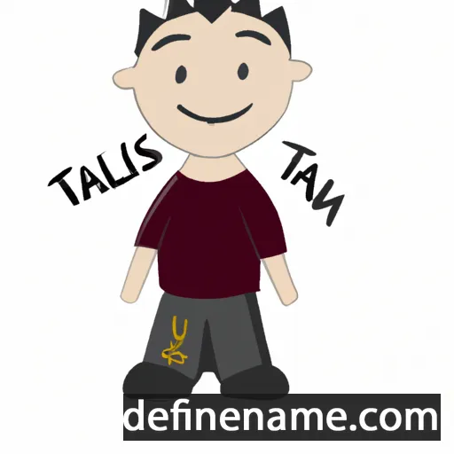 cartoon of the name Taliesin