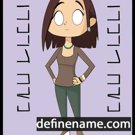 cartoon of the name Taline