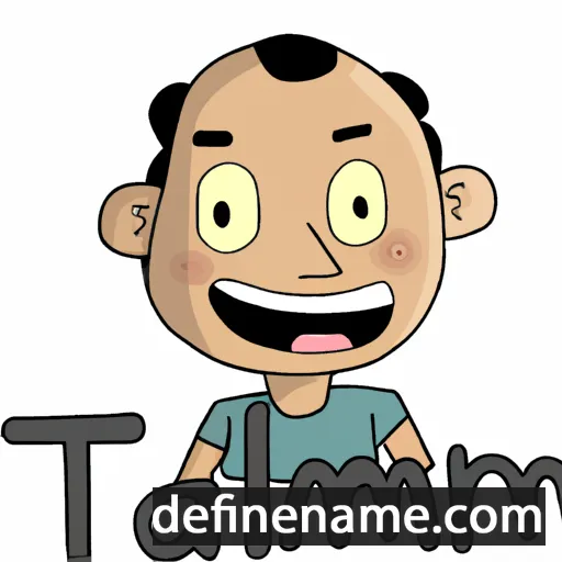 cartoon of the name Talmai