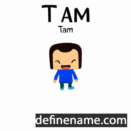 cartoon of the name Tam