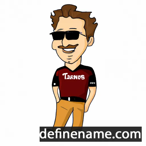 cartoon of the name Tamás