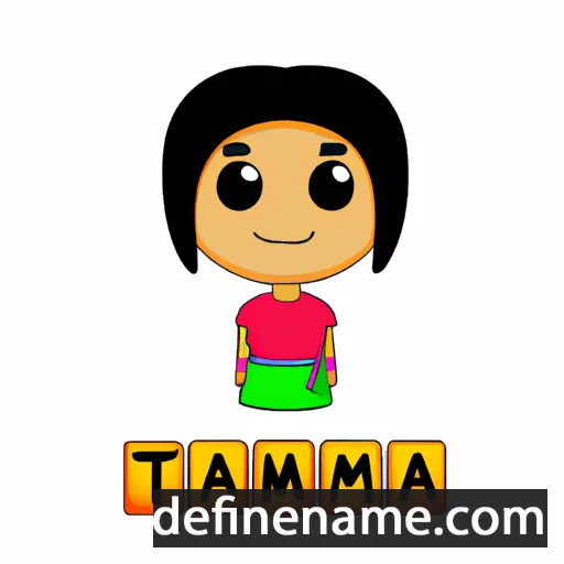 Tamanna cartoon