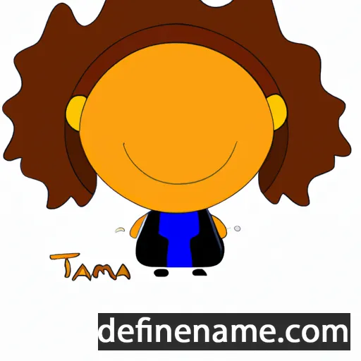 cartoon of the name Tamara