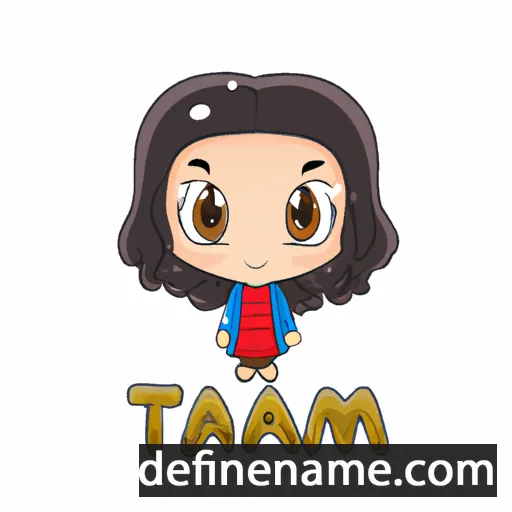 cartoon of the name Tamari