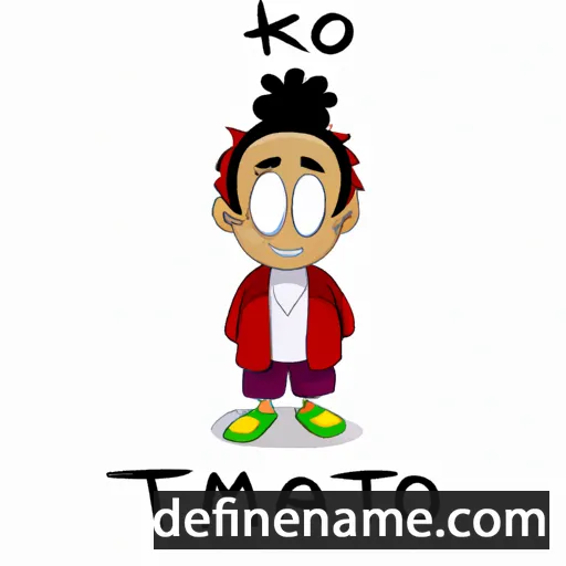 cartoon of the name Tamati