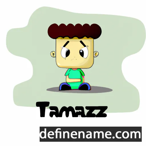 cartoon of the name Tamazi