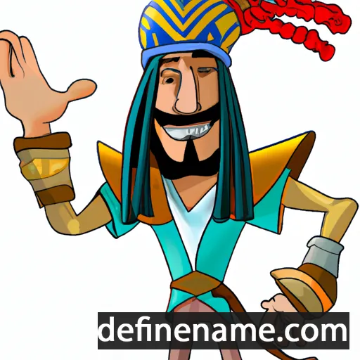 cartoon of the name Tamerlane