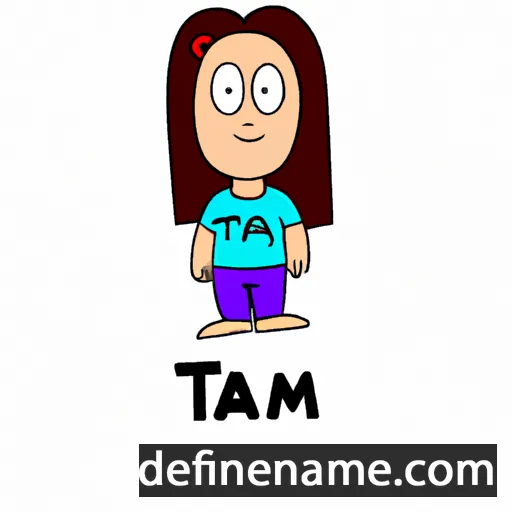 cartoon of the name Tami