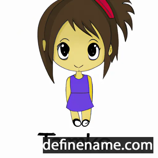 cartoon of the name Tamiko